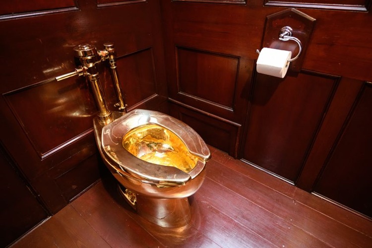 18-Karat Gold Toilet