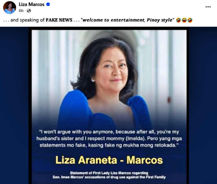 liza marcos post