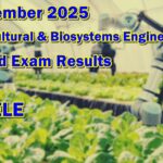 Agricultural & Biosystems Engineering Licensure Exam Result December 2025
