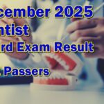 Dentist Board Exam Result December 2025