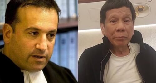 Duterte's Lawyer Nicholas Kaufman, Rodrigo Duterte