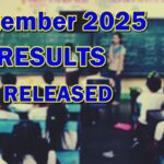 LET Results September 2025