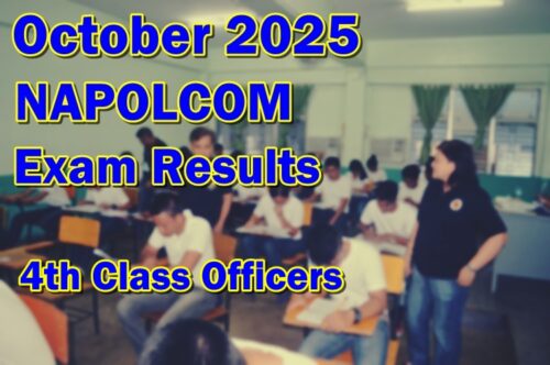 NAPOLCOM Exam Result October 2025