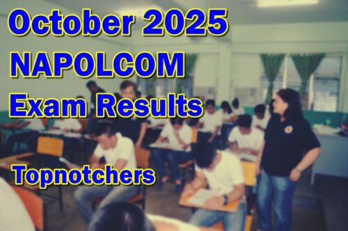 NAPOLCOM Exam Result October 2025