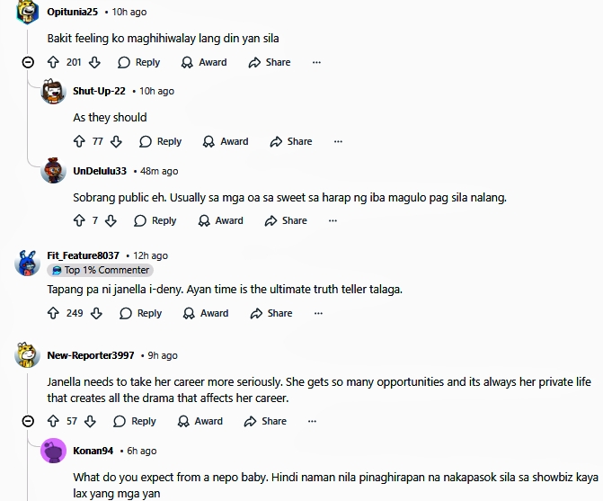 janella salvador comments