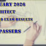 Architect Board Exam Results January 2026