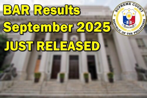 BAR Exam Results September 2025