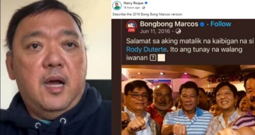 Harry Roque, Bongbong Marcos, Rodrigo Duterte
