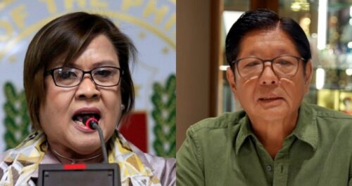 Leila de Lima, Bongbong Marcos