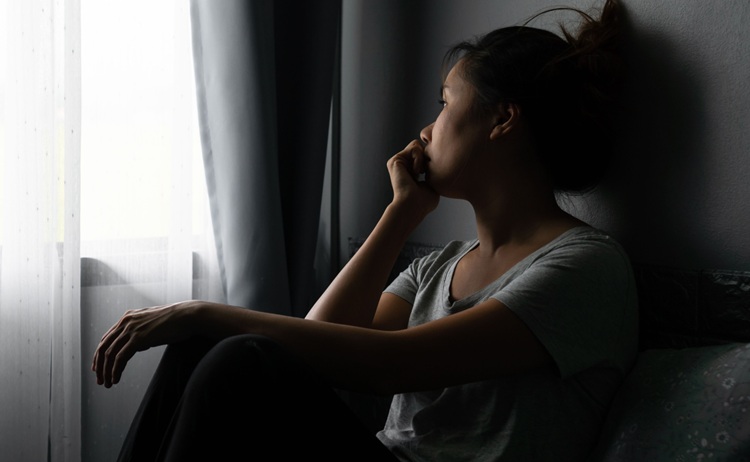 Mental Health problem, sad woman