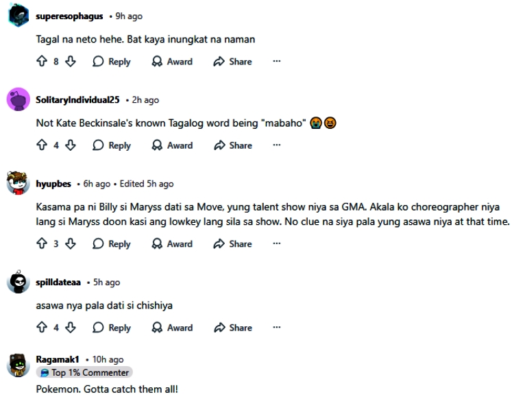 billy crawford comments