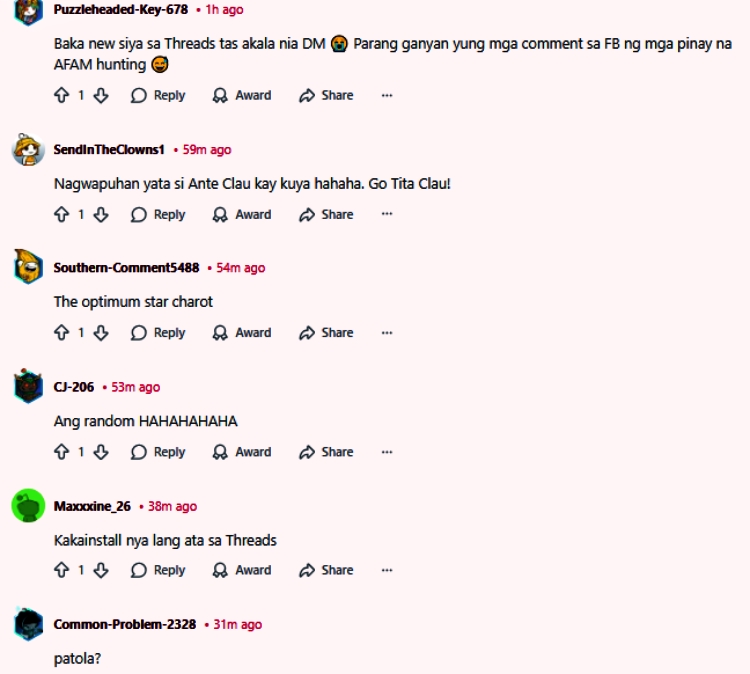 claudine barretto comments