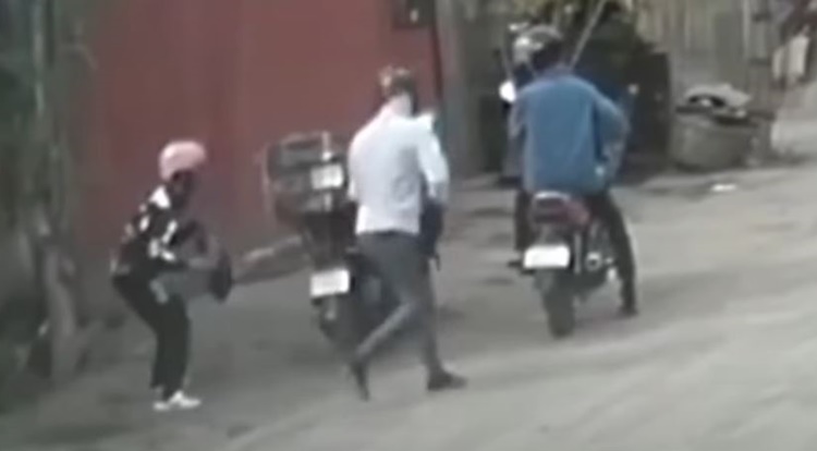 Female Delivery Rider