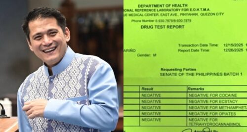 robin padilla drug test