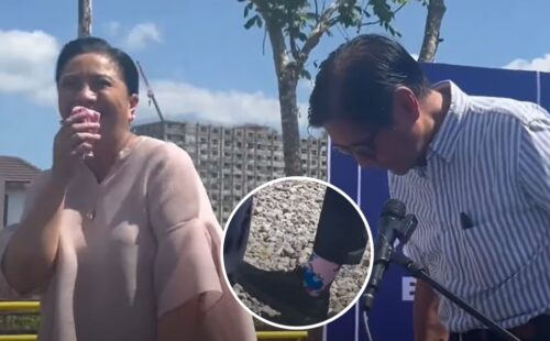 Bongbong Marcos, Leni Robredo, Pink Socks