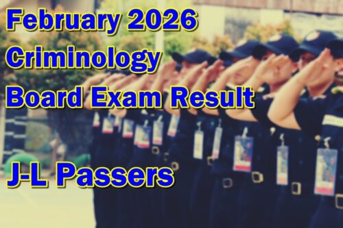 Criminology Board Exam Result February 2026