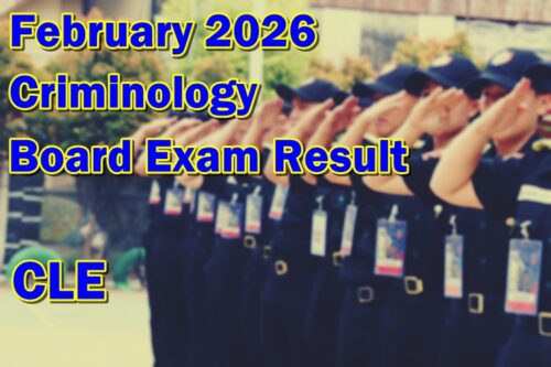 Criminology Board Exam Result February 2026