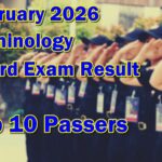 Criminology Board Exam Result February 2026
