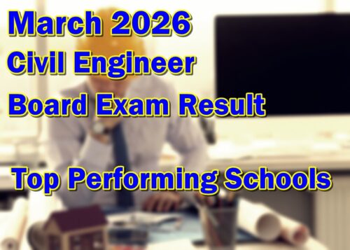 Civil Engineer Board Exam Result March 2026
