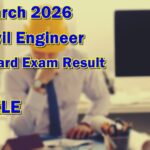 Civil Engineer Board Exam Result March 2026
