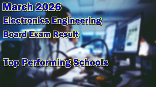 Electronics Engineering Board Exam Result March 2026