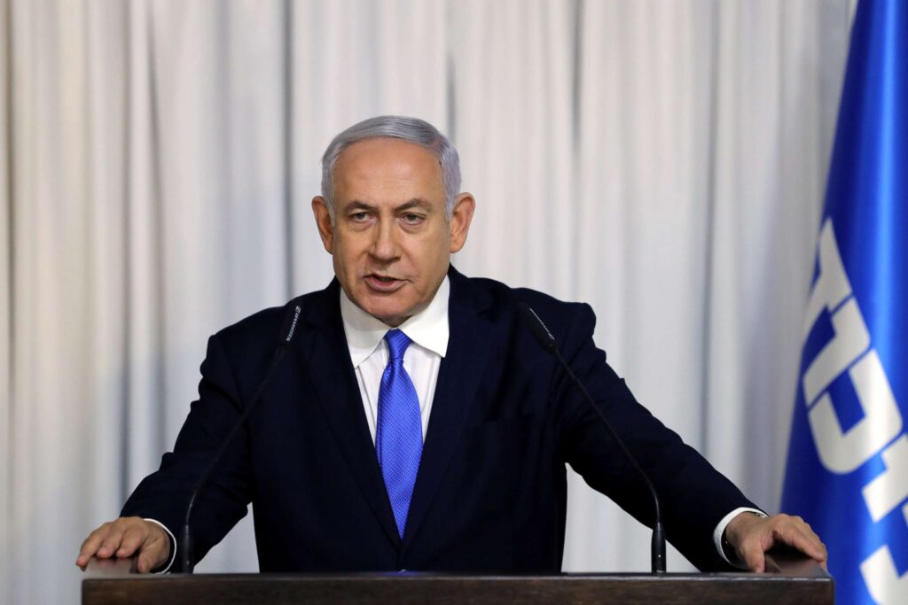 Israeli Prime Minister Benjamin Netanyahu.