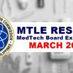 MedTech Board Exam Result
