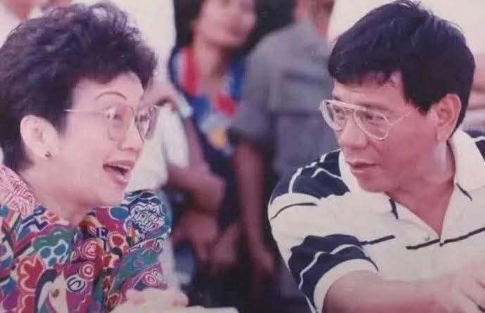 Rodrigo Duterte, Cory Aquino