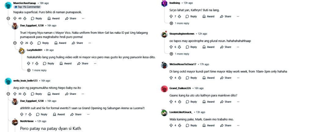 kathryn bernardo comments