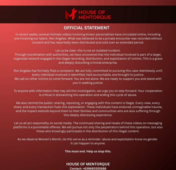 ron angeles statement