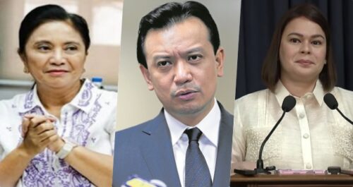 Antonio Trillanes, Leni Robredo, Sara Duterte