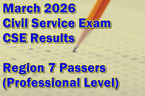 Civil Service Exam Result March 2026