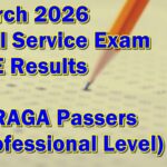 Civil Service Exam Result March 2026