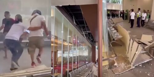 NAIA ceiling collapse