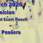 Physician Board Exam Result March 2026