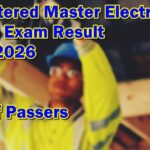 Registered Master Electrician Board Exam Result April 2026