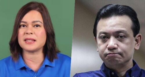 Sara Duterte, Antonio Trillanes