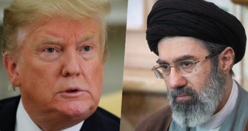 United States President Donald Trump, Iran Supreme Leader Mojbata Khamenei