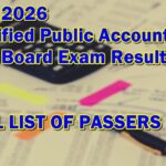 Certified Public Accountant Board Exam Result May 2026