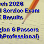 Civil Service Exam Result March 2026