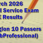 Civil Service Exam Result March 2026