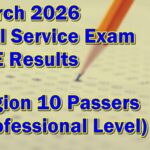 Civil Service Exam Result March 2026