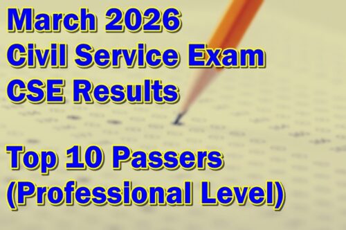 Civil Service Exam Result March 2026