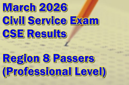 Civil Service Exam Result March 2026
