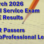 Civil Service Exam Result March 2026