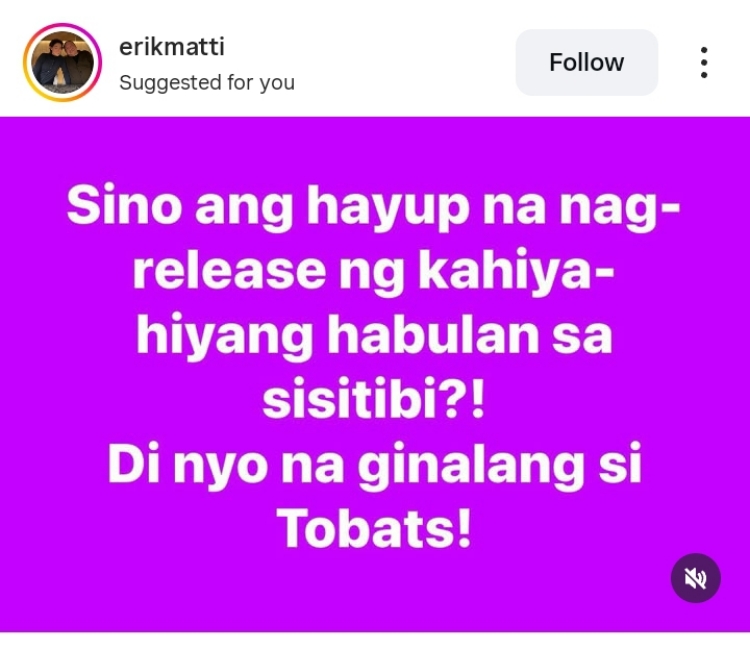 bato dela rosa comment erik matti