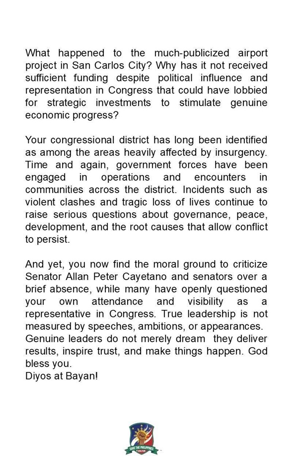 Open Letter 2