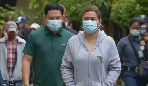 Sara Duterte and Husband Mans Carpio