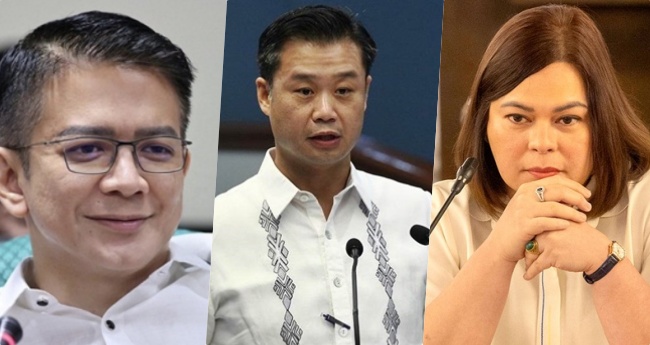 Win Gatchalian, Chiz Escudero, Sara Duterte