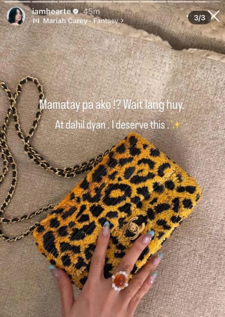 heart evangelista post